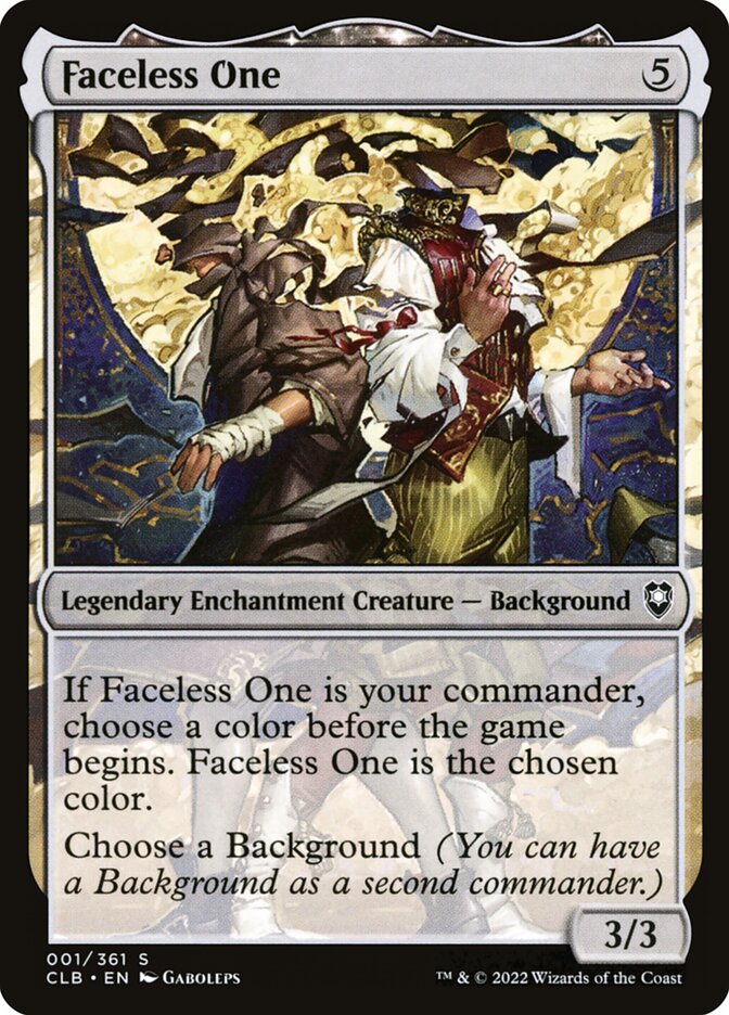 Faceless One 1 (Commander Legends: Battle for Baldur's Gate) 