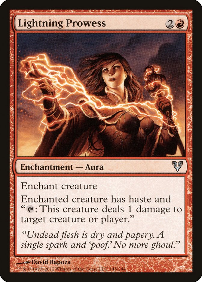 Lightning Prowess 145/244 (Avacyn Restored) 