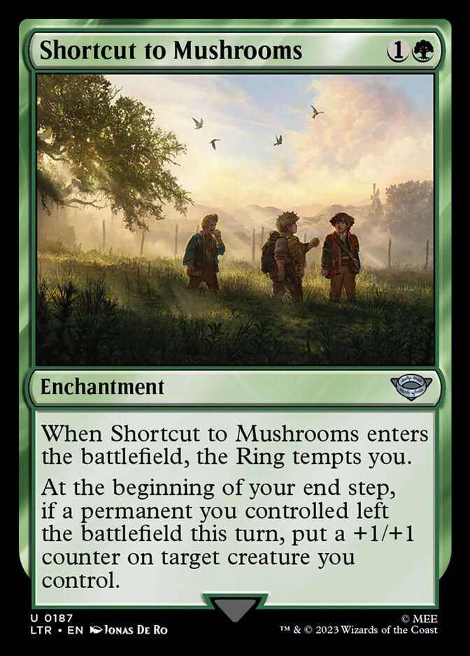 Shortcut to Mushrooms 187/281 (Universes Beyond: The Lord of the Rings: Tales of Middle-earth) 