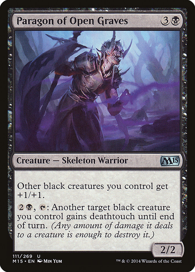 Paragon of Open Graves 111/269 (Magic 2015 (M15)) 