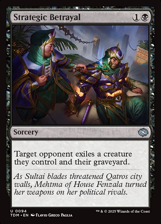 Strategic Betrayal 94/291 (Tarkir: Dragonstorm) 