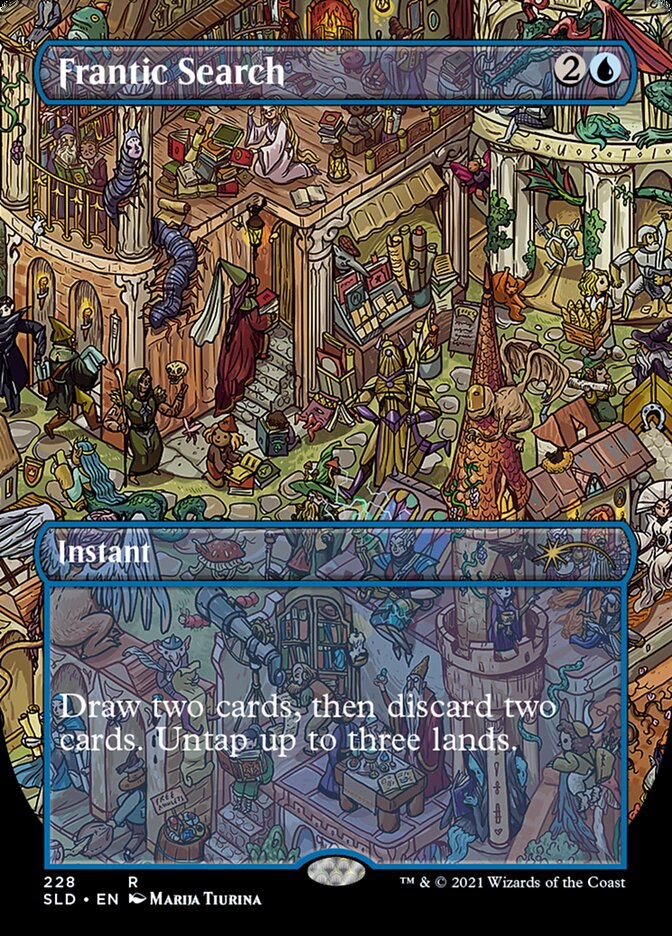 Frantic Search 228/1 (Secret Lair Drop Series)  - Borderless