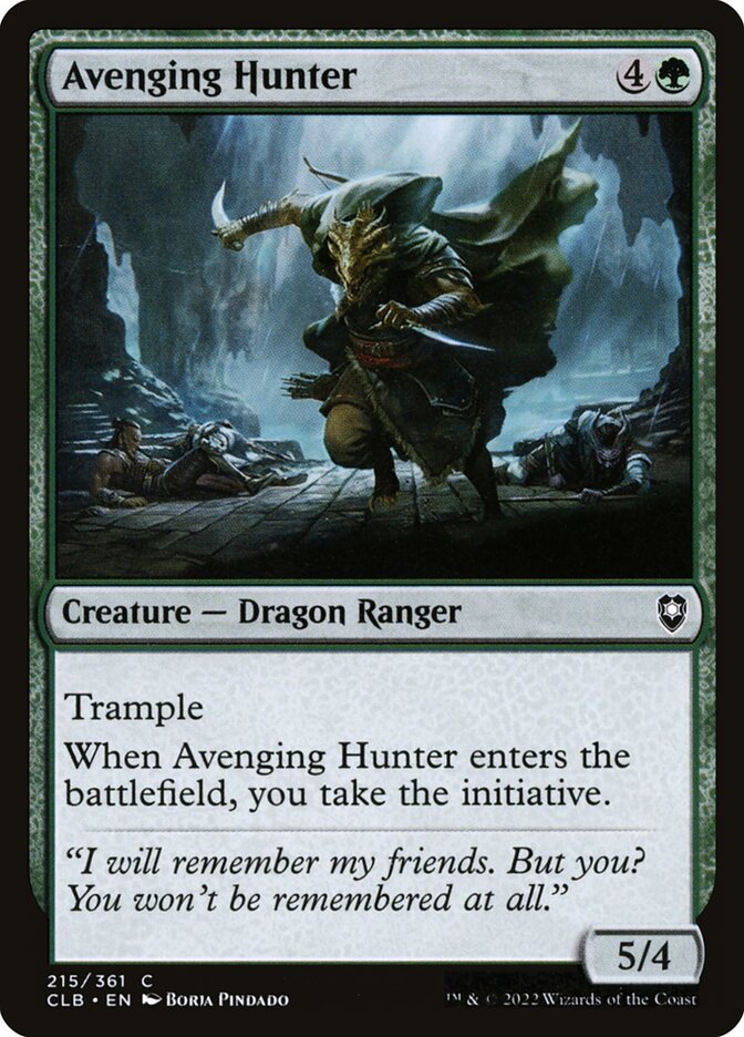 Avenging Hunter 215 (Commander Legends: Battle for Baldur's Gate) 