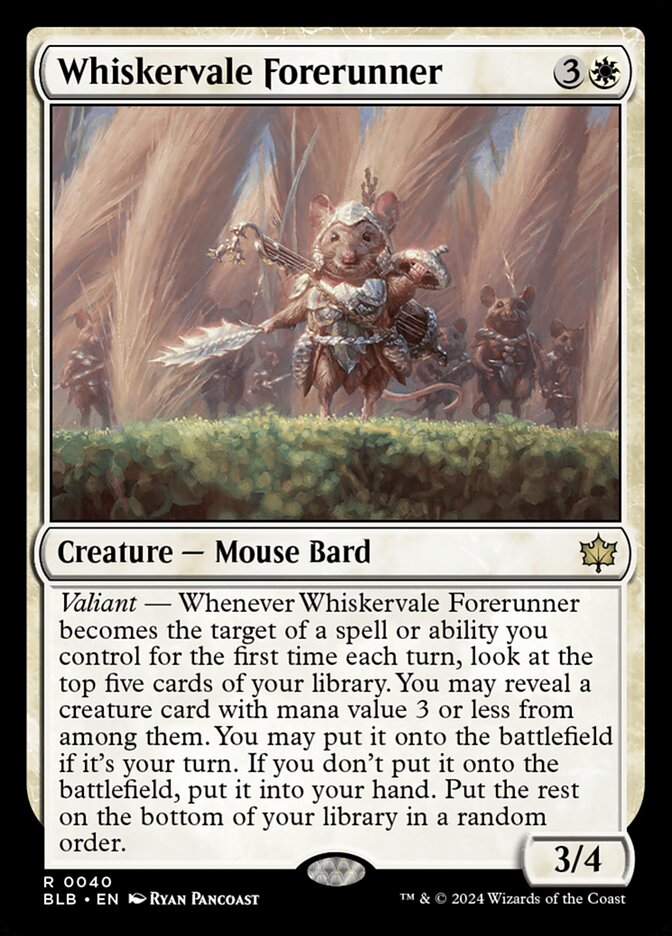Whiskervale Forerunner 40 (Bloomburrow) 