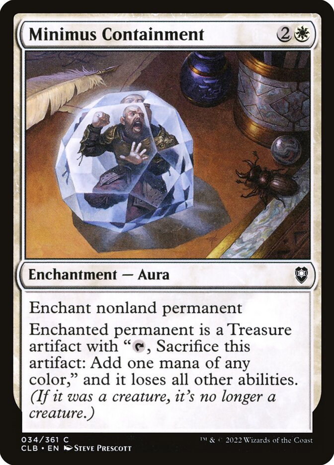Minimus Containment 34/361 (Commander Legends: Battle for Baldur's Gate) 