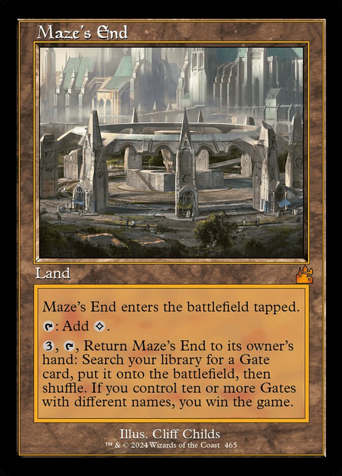 Maze's End 465/291 (Ravnica Remastered)  - Retro