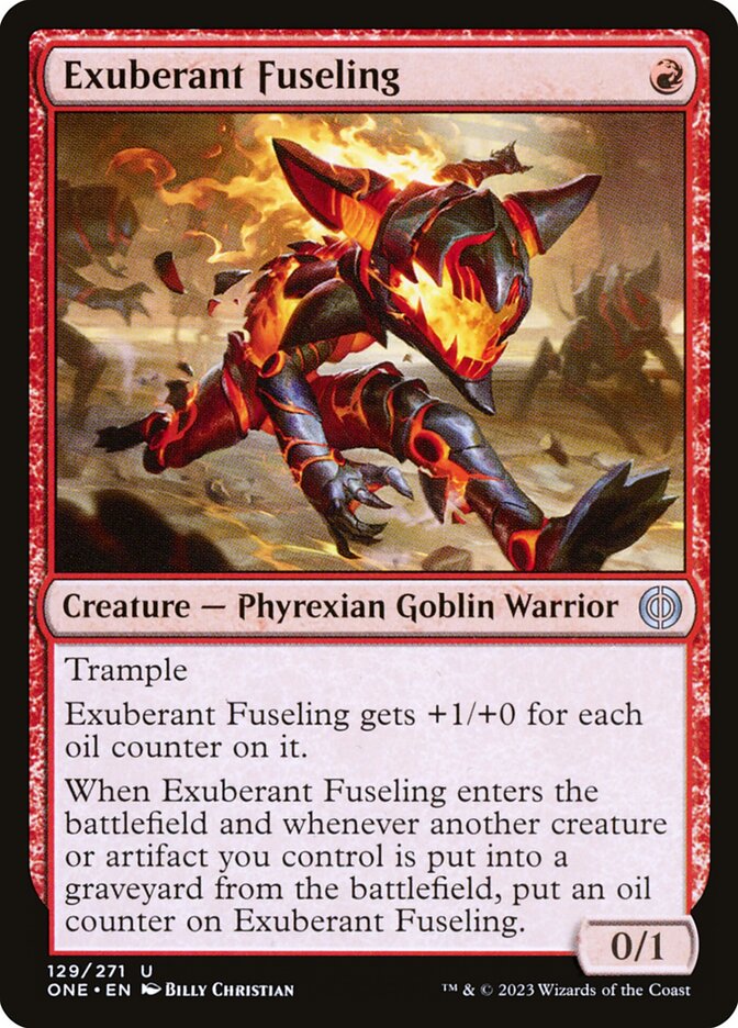 Exuberant Fuseling 129/271 (Phyrexia: All Will Be One) 