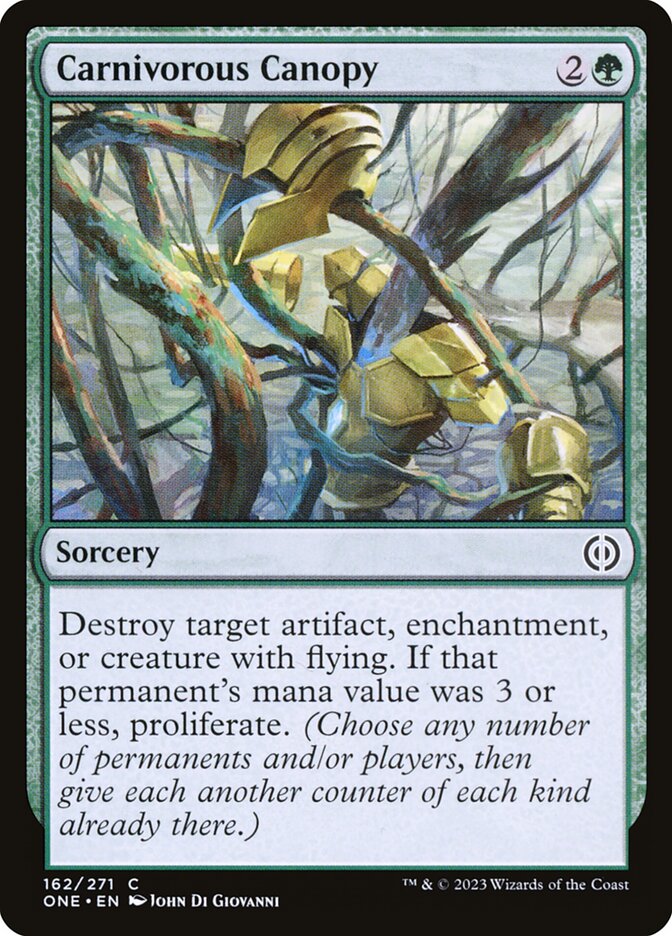 Carnivorous Canopy 162/271 (Phyrexia: All Will Be One) 