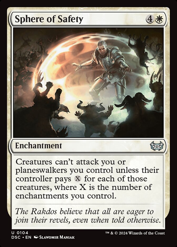 Sphere of Safety 104 (Commander: Duskmourn: House of Horror) 
