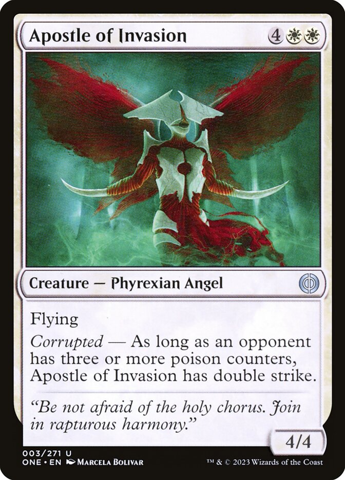 Apostle of Invasion 3/271 (Phyrexia: All Will Be One) 