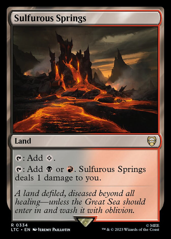 Sulfurous Springs 334 (Commander: The Lord of the Rings: Tales of Middle-earth) 
