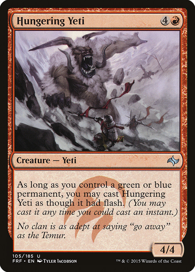 Hungering Yeti 105 (Fate Reforged) 