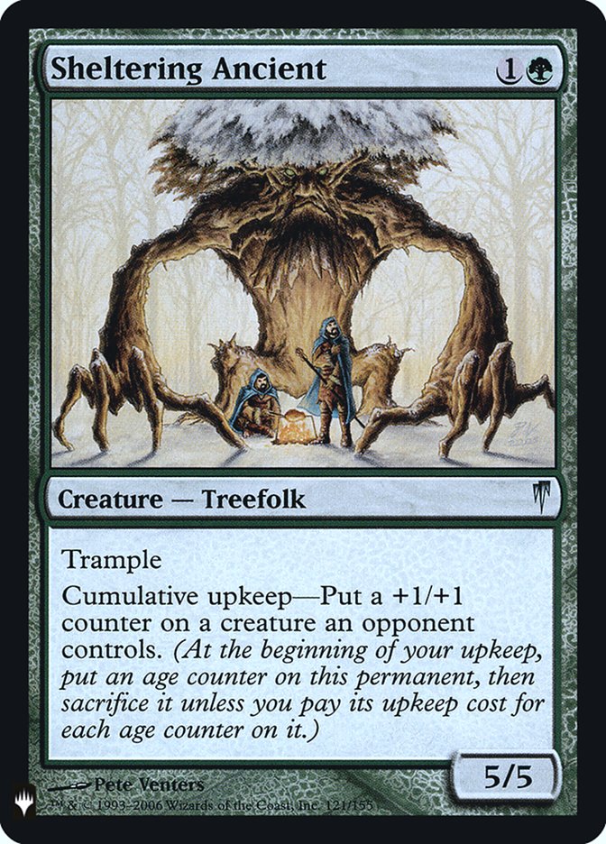 Sheltering Ancient 121 (The List Reprints)  - Foil