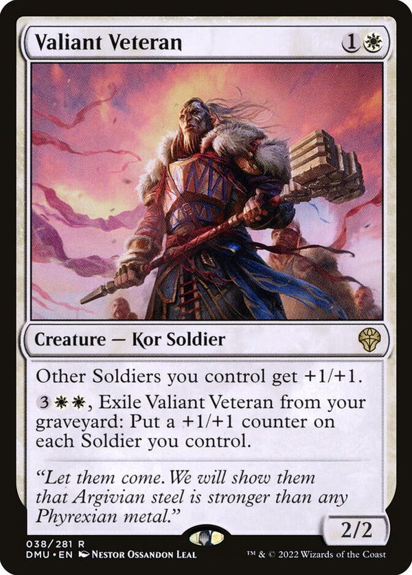 Valiant Veteran 38/281 (Dominaria United) 