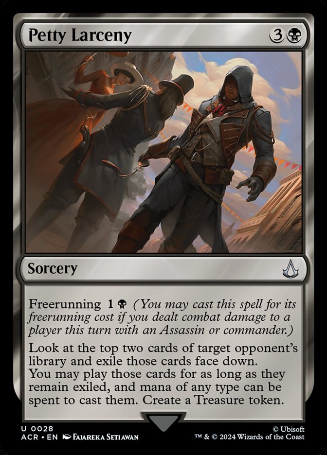 Petty Larceny 28/110 (Universes Beyond: Assassin's Creed)  - Foil