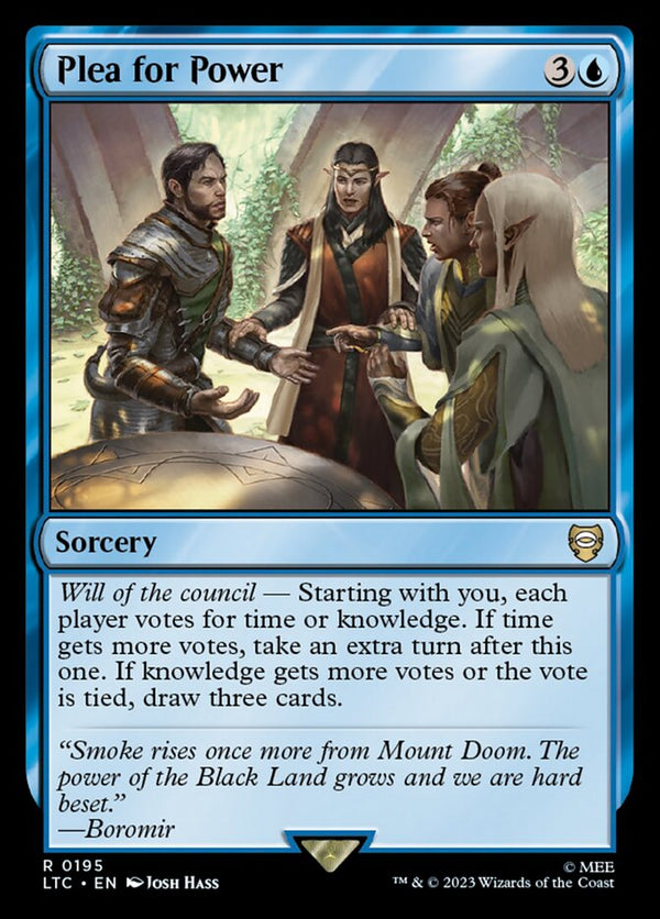 Plea for Power 195/347 (Commander: The Lord of the Rings: Tales of Middle-earth) 