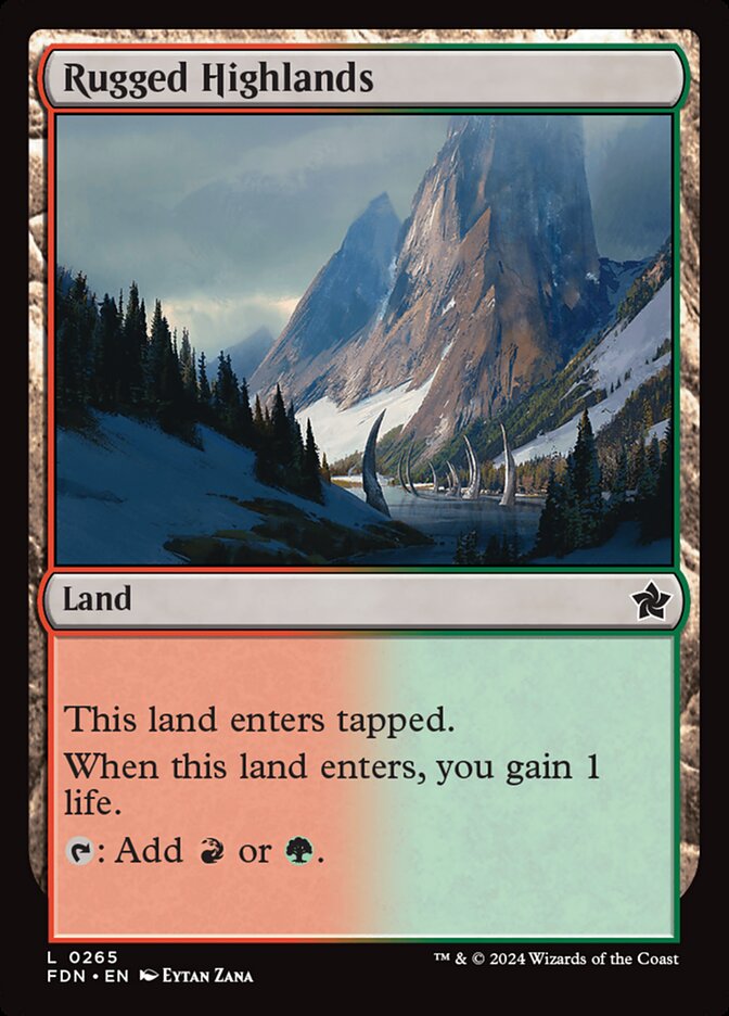 Rugged Highlands 265/291 (Foundations) 