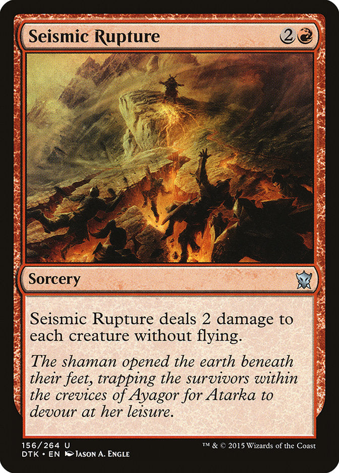 Seismic Rupture 156/264 (Dragons of Tarkir) 