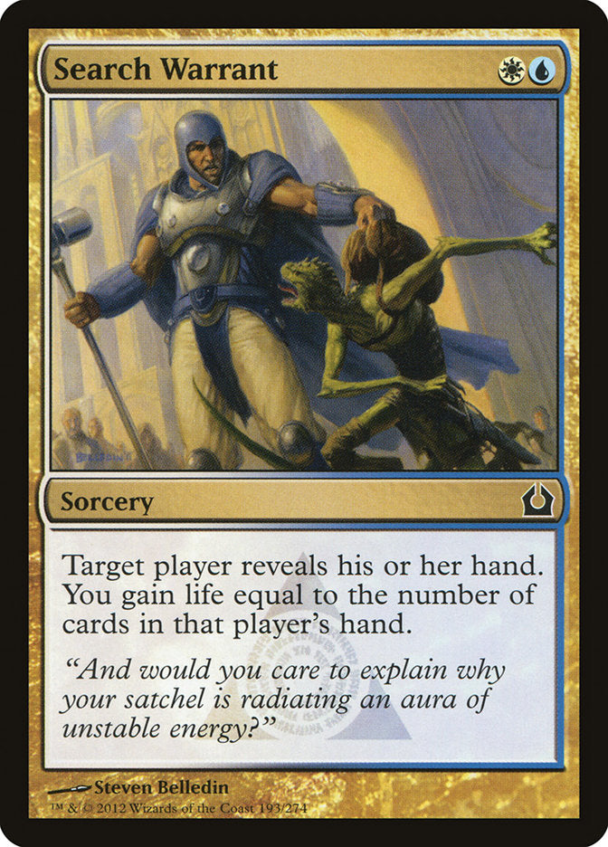 Search Warrant 193/274 (Return to Ravnica) 