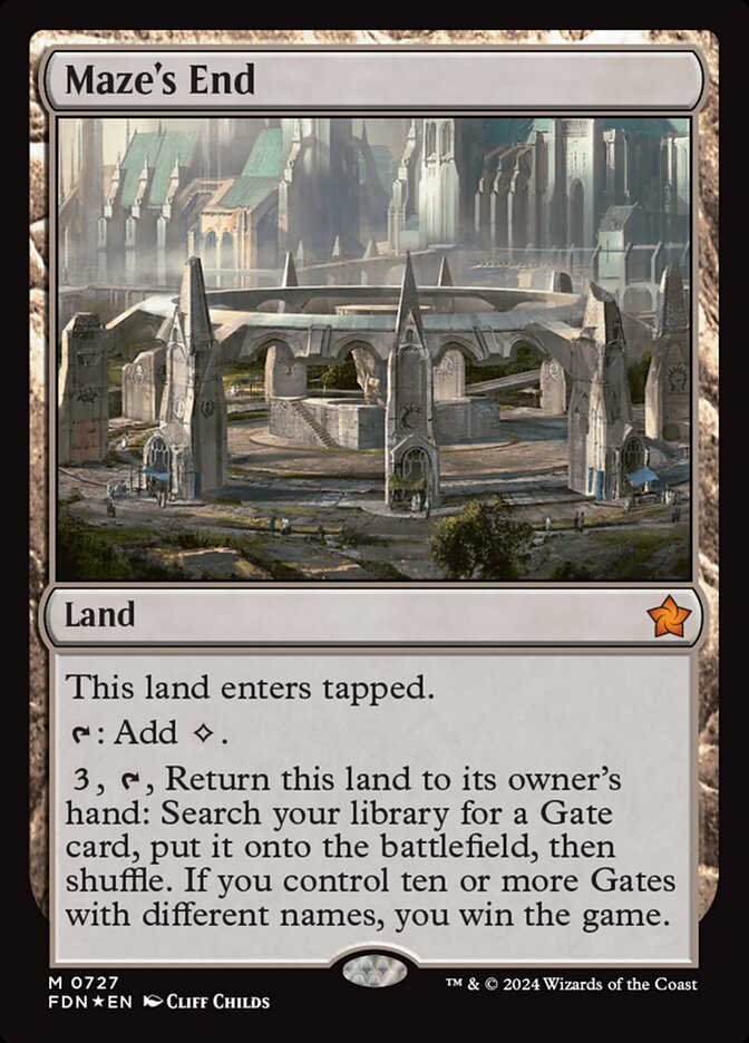 Maze's End 727 (Foundations)  - Foil
