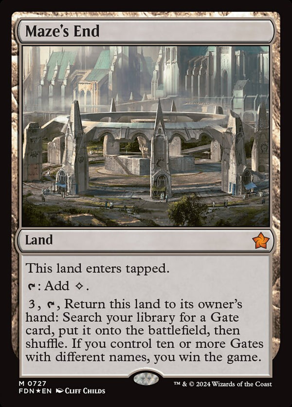 Maze's End 727 (Foundations)  - Foil