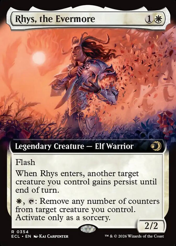 Rhys, the Evermore 354 (Lorwyn Eclipsed)  - Extended Art