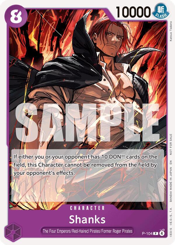 Shanks (Store Tournament 2025 Vol.4) P-104 (One Piece Promotion Cards) 