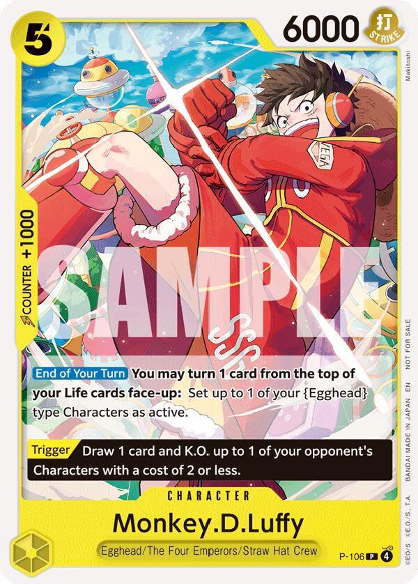Monkey.D.Luffy (Store Tournament 2025 Vol.4) P-106 (One Piece Promotion Cards) 