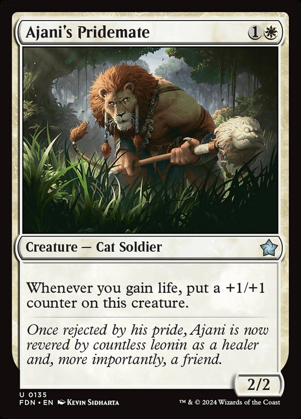 Ajani's Pridemate 135 (Foundations) 