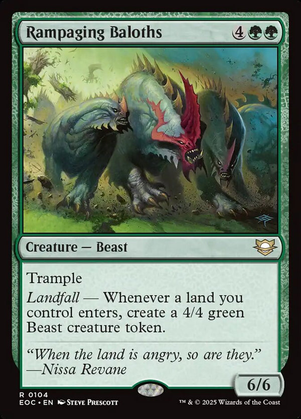 Rampaging Baloths 104/191 (Commander: Edge of Eternities) 