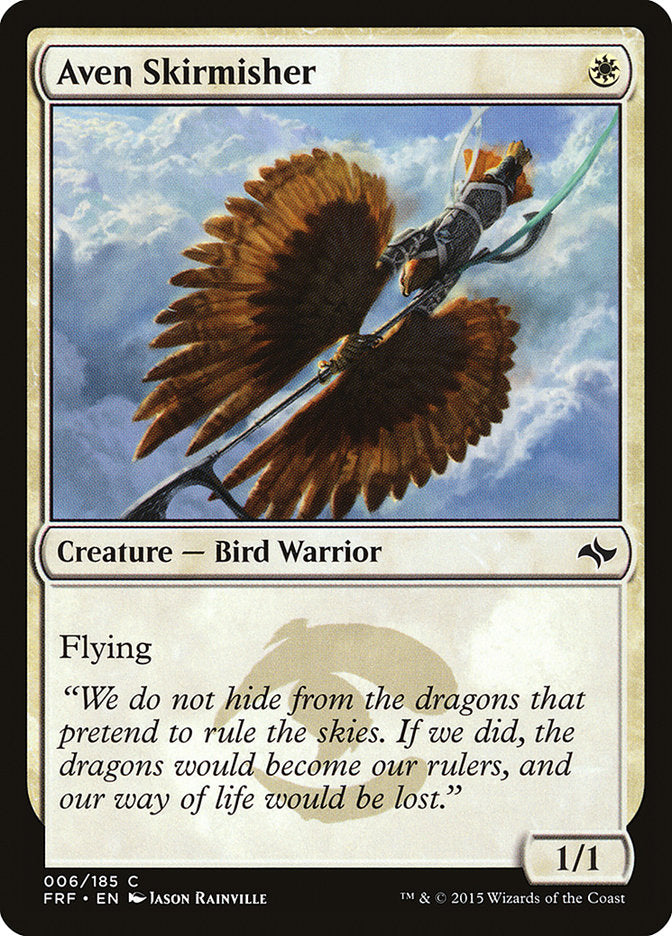 Aven Skirmisher 6/185 (Fate Reforged) 