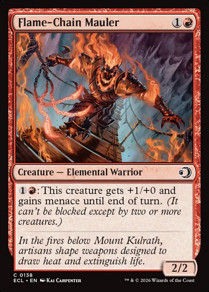 Flame-Chain Mauler 138/273 (Lorwyn Eclipsed) 
