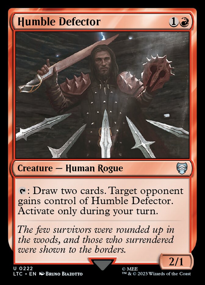 Humble Defector 222/347 (Commander: The Lord of the Rings: Tales of Middle-earth) 