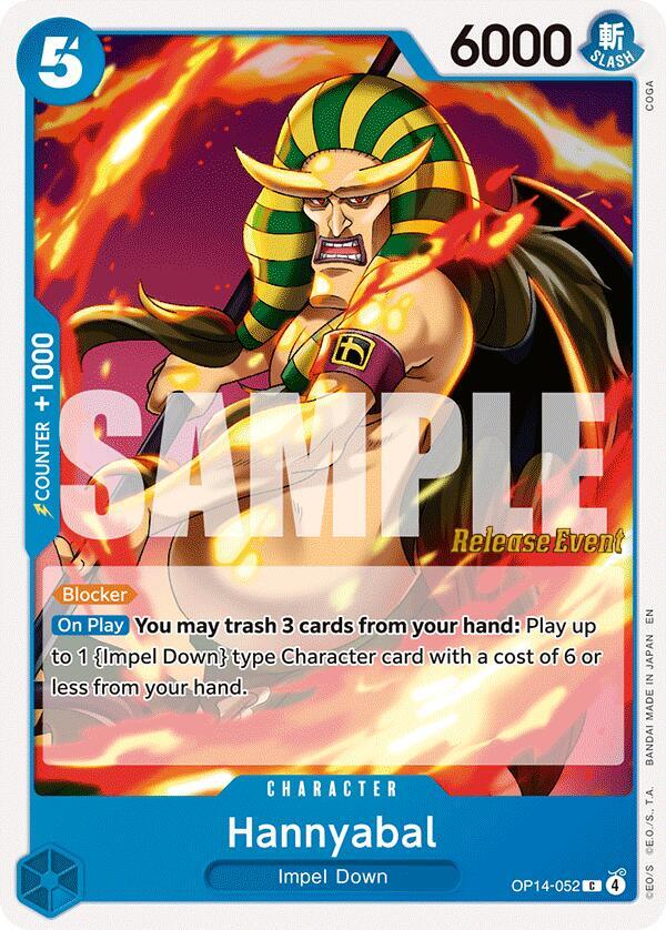 Hannyabal OP14-052 (The Azure Sea's Seven Release Event Cards) 