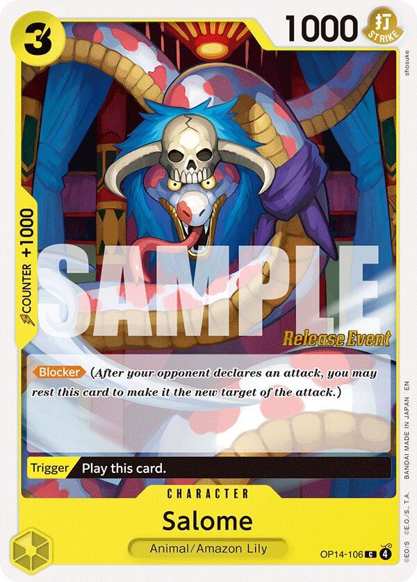 Salome OP14-106 (The Azure Sea's Seven Release Event Cards) 