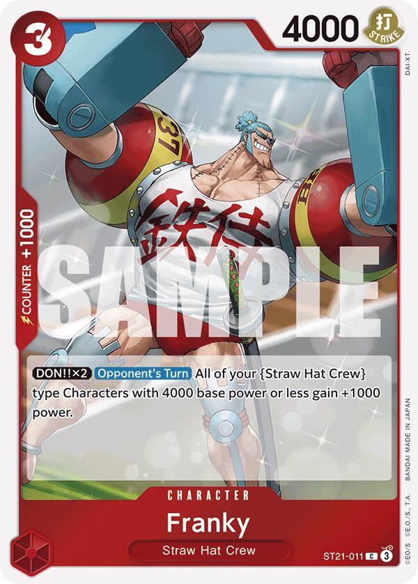 Franky ST21-011 (Starter Deck EX: Gear 5)  - Foil