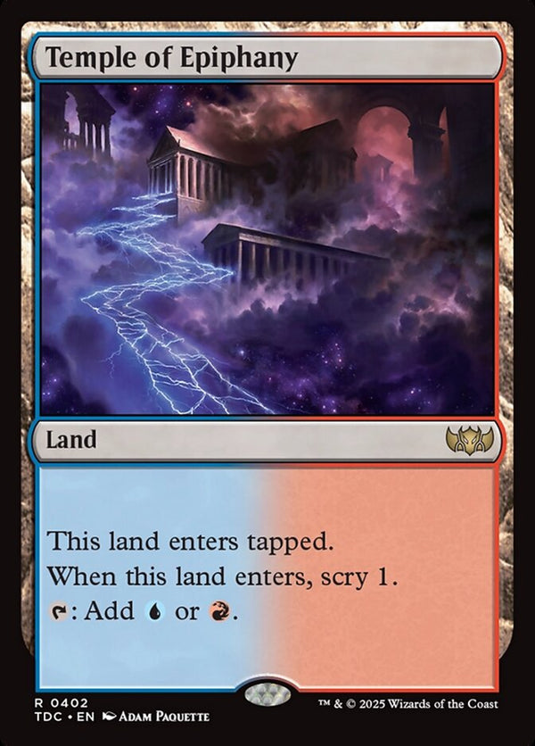 Temple of Epiphany 402/413 (Commander: Tarkir: Dragonstorm) 