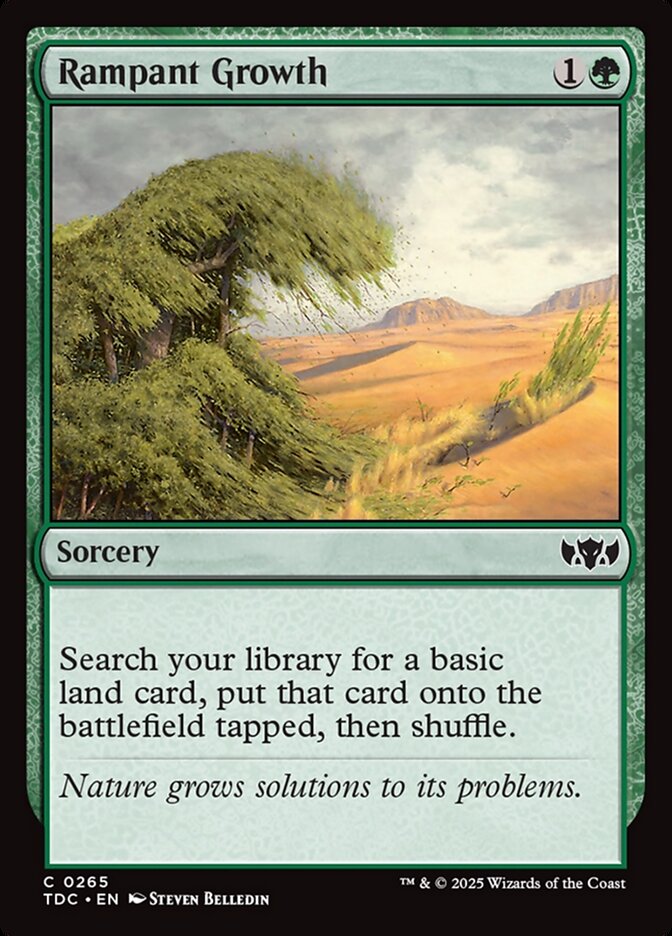 Rampant Growth 265/413 (Commander: Tarkir: Dragonstorm) 