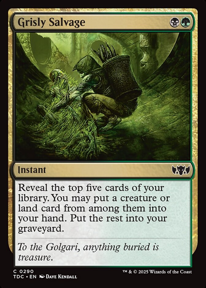 Grisly Salvage 290 (Commander: Tarkir: Dragonstorm) 