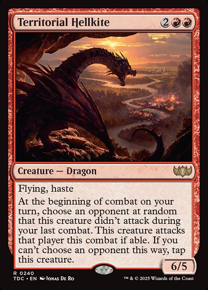 Territorial Hellkite 240/413 (Commander: Tarkir: Dragonstorm) 