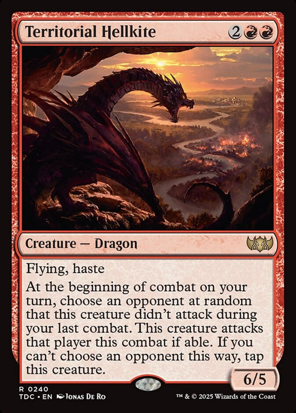 Territorial Hellkite 240/413 (Commander: Tarkir: Dragonstorm) 