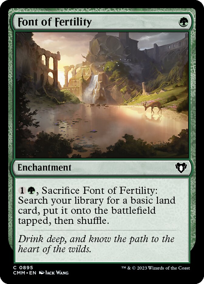 Font of Fertility 895/451 (Commander Masters) 