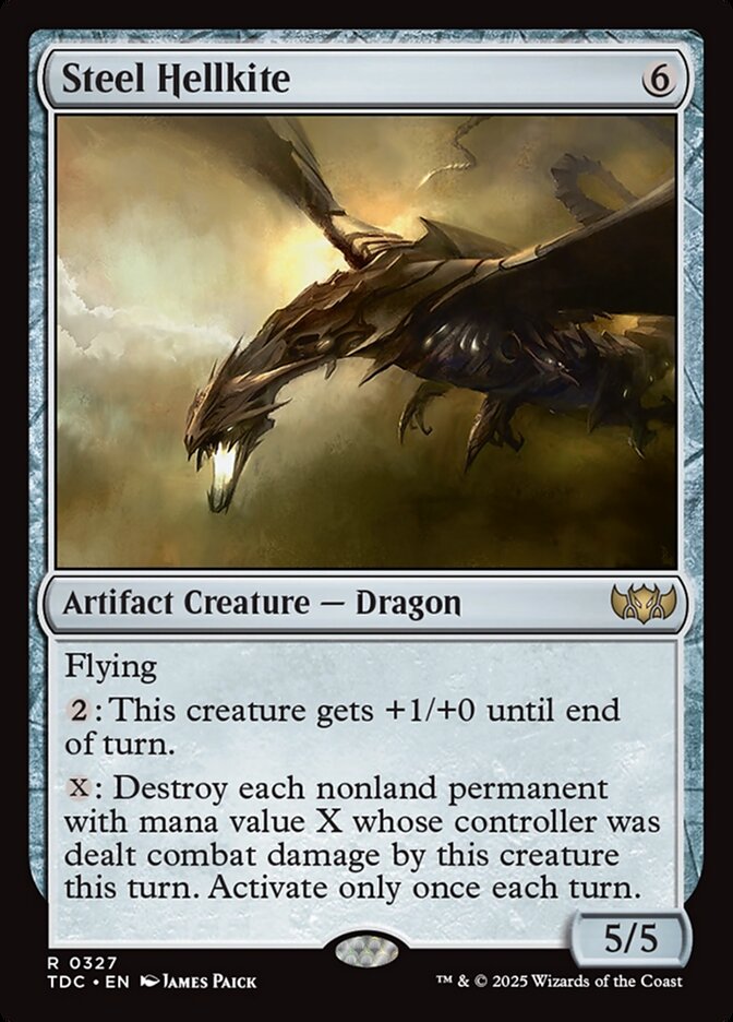Steel Hellkite 327 (Commander: Tarkir: Dragonstorm) 