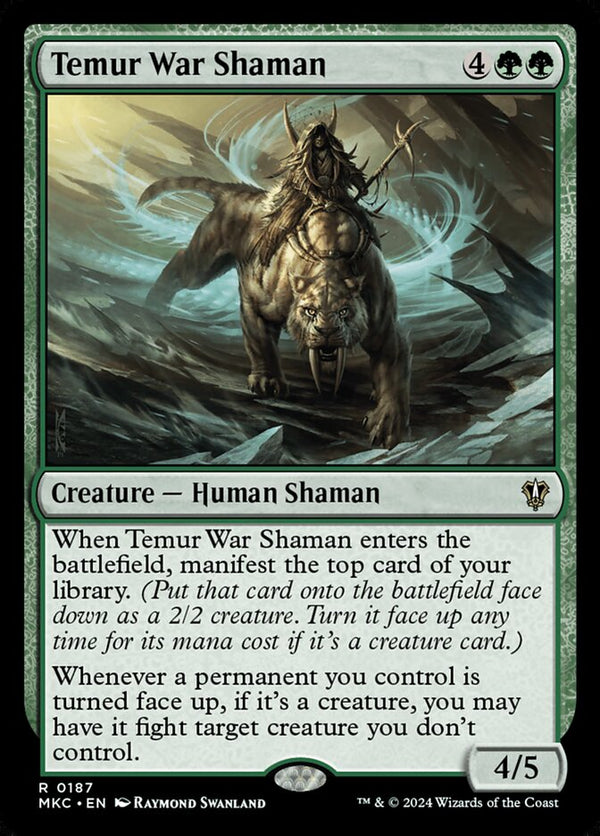 Temur War Shaman 187/311 (Commander: Murders at Karlov Manor) 