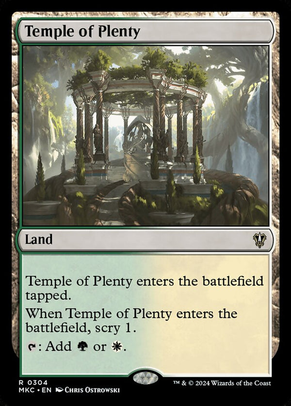 Temple of Plenty 304/311 (Commander: Murders at Karlov Manor) 