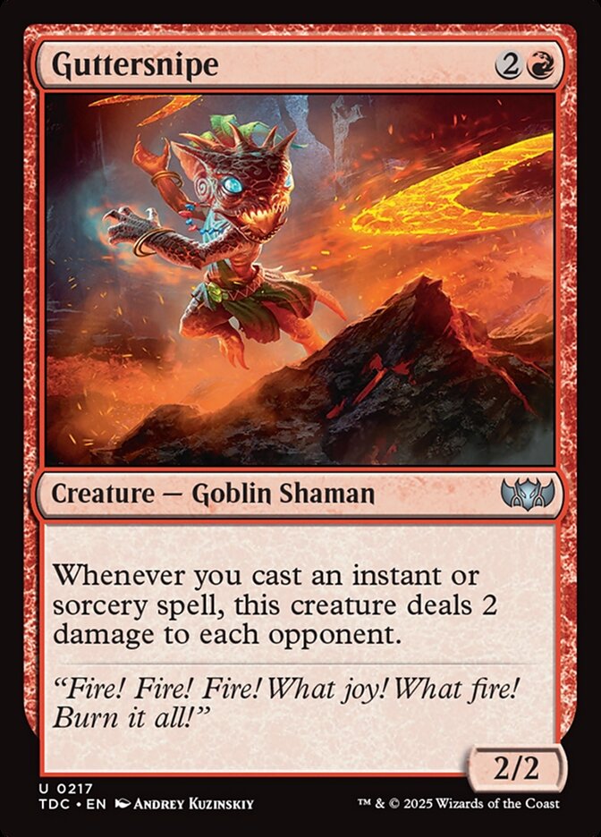 Guttersnipe 217/413 (Commander: Tarkir: Dragonstorm) 