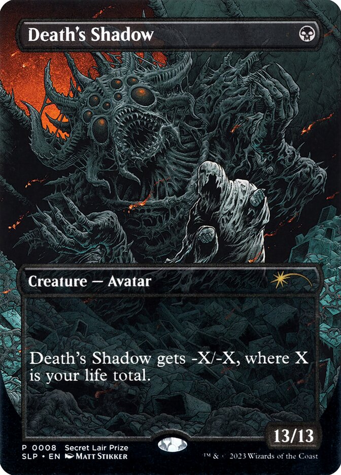 Death's Shadow 8/50 (Secret Lair Showdown)  - Borderless