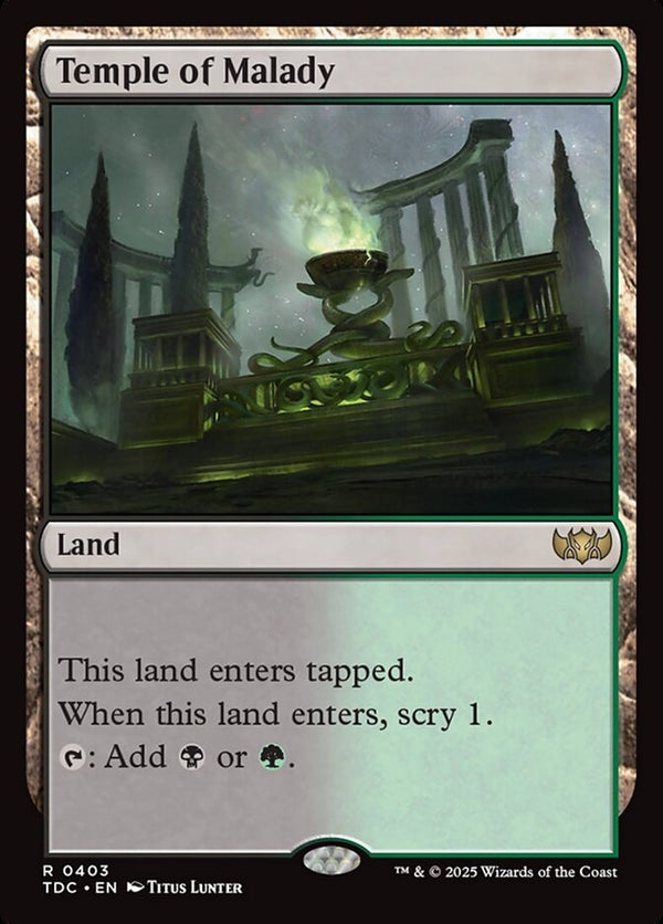 Temple of Malady 403 (Commander: Tarkir: Dragonstorm) 