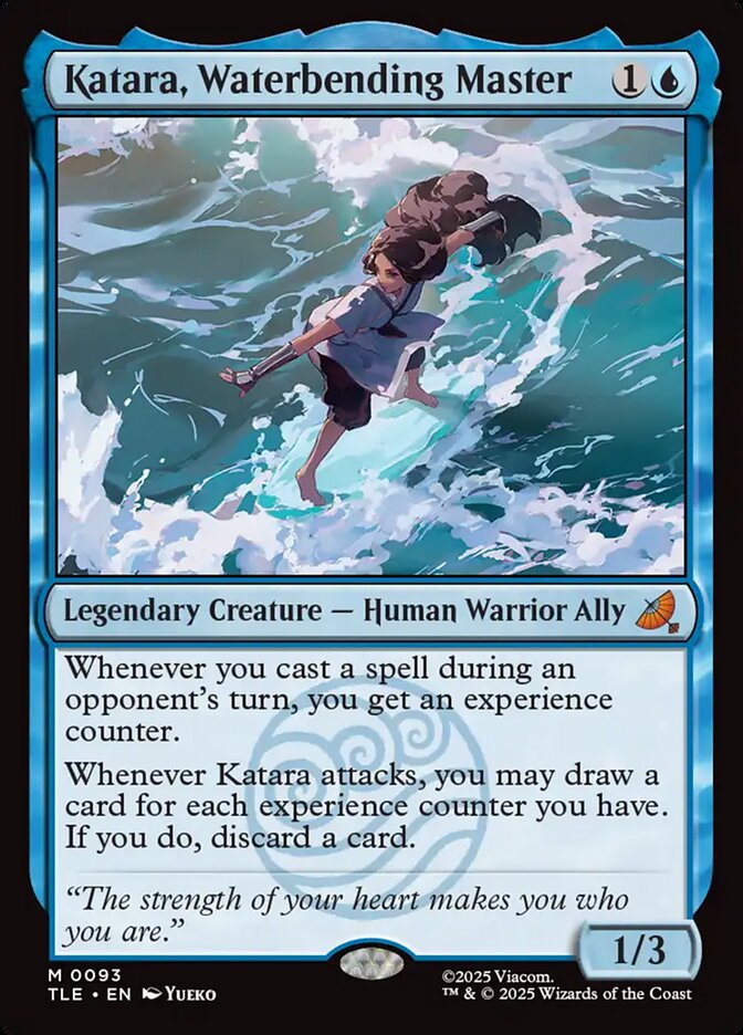 Katara, Waterbending Master 93/317 (Avatar: The Last Airbender: Eternal-Legal)  - Foil
