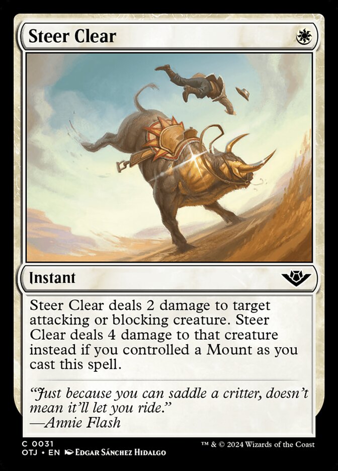 Steer Clear 31/286 (Outlaws of Thunder Junction) 